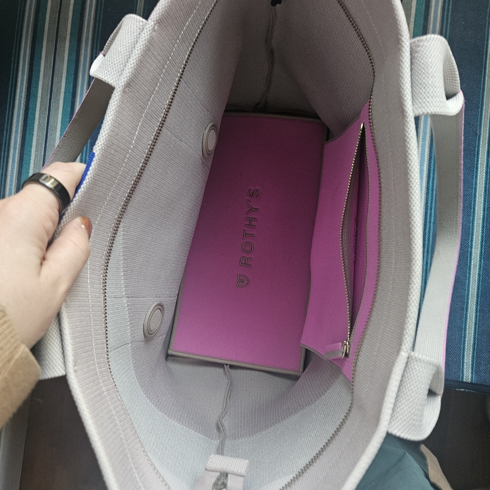 Rothys Lilac Haze Classic Tote - Picture 4 of 5